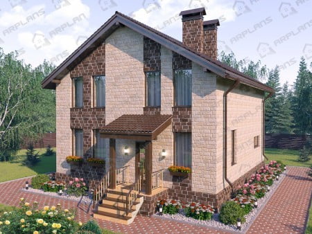 Проект дома К-091 (168.83 кв.м) Проект дома К-091 (168.83 кв.м)