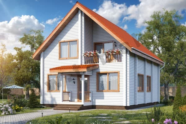 Дом из клееного бруса БД-36-1-149 Дом из клееного бруса БД-36-1-149