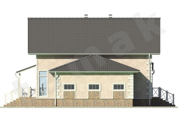 Каркасно-панельный дом Грац ПД-362-1-205 Каркасно-панельный дом Грац ПД-362-1-205