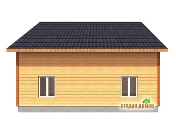 Жилой дом из бруса №5 10x10 м Жилой дом из бруса №5 10x10 м