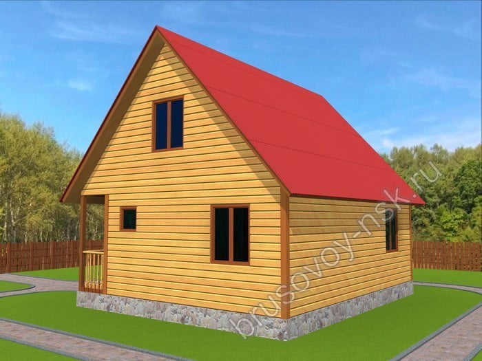 Дом из бруса «Степан» Дом из бруса «Степан»