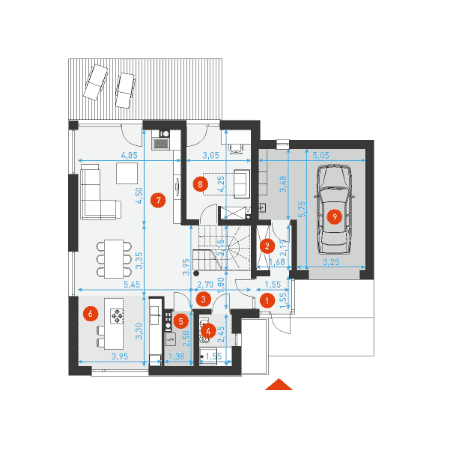 Проект дома из сип панелей Погодный Проект дома из сип панелей Погодный