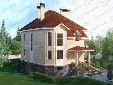 Проект дома К-083 (376.38 кв.м) Проект дома К-083 (376.38 кв.м)