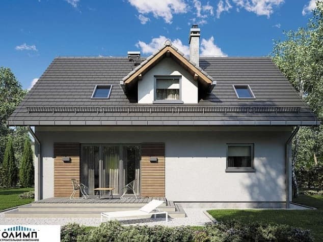 Проект дома из газобетона Ассамблея Проект дома из газобетона Ассамблея