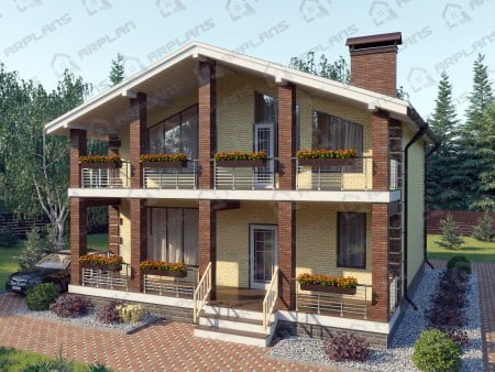 Проект дома К-096 (176.47 кв.м) 2 Проект дома К-096 (176.47 кв.м) 2