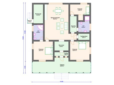 Проект дома К-143 (225.59 кв.м) Проект дома К-143 (225.59 кв.м)