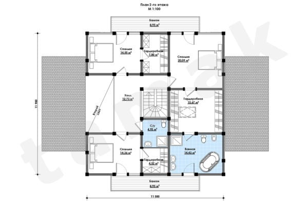 Фахверковый дом ФД-40-1-262 Фахверковый дом ФД-40-1-262