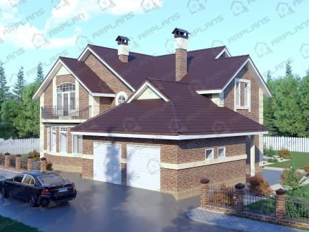 Проект дома К-124 (318.63 кв.м) Проект дома К-124 (318.63 кв.м)