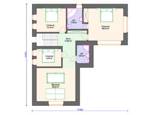 Проект дома К-235 (225.44 кв.м) Проект дома К-235 (225.44 кв.м)