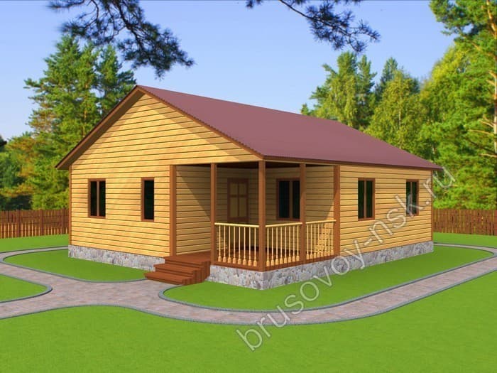 Дом из бруса «Юрий» Дом из бруса «Юрий»
