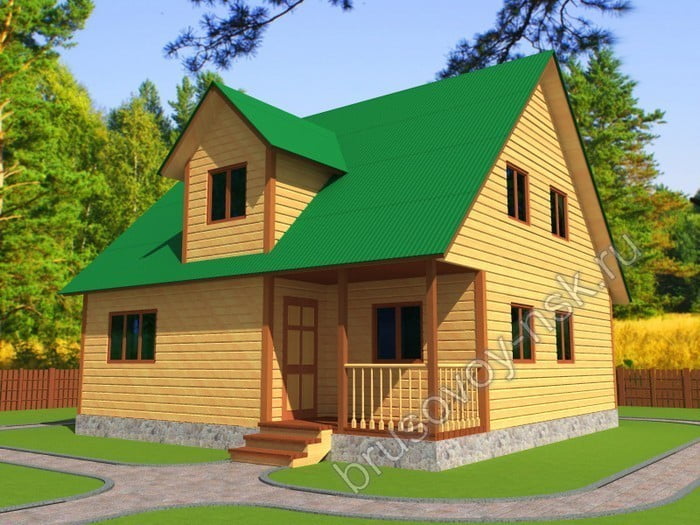 Дом из бруса «Ярослав» Дом из бруса «Ярослав»