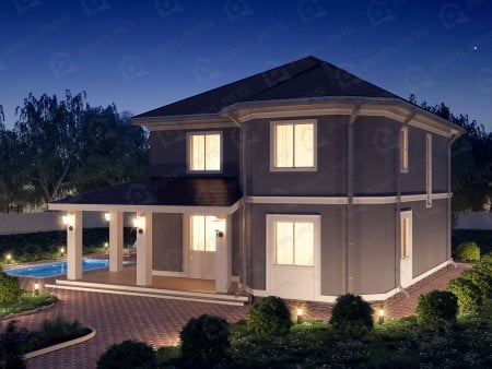 Проект дома К-094 (204.58 кв.м) Проект дома К-094 (204.58 кв.м)