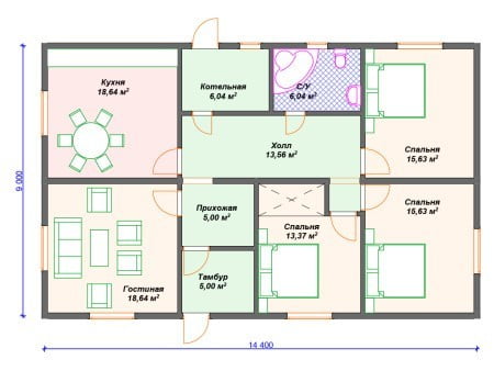 Проект дома ДС-067 (117.55 кв.м) Проект дома ДС-067 (117.55 кв.м)