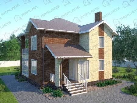 Проект дома К-128 (137.39 кв.м) Проект дома К-128 (137.39 кв.м)