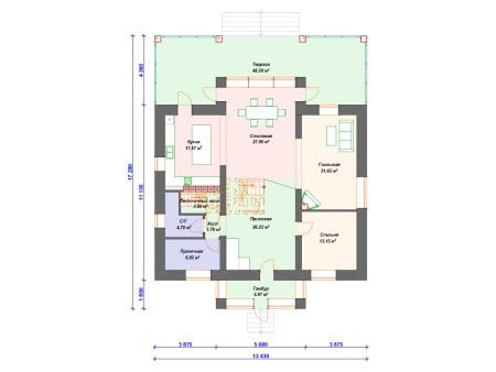 Проект дома К-104 (312.33 кв.м) Проект дома К-104 (312.33 кв.м)