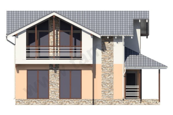 Каркасно-панельный дом Каринтия ПД-300-1-112 Каркасно-панельный дом Каринтия ПД-300-1-112