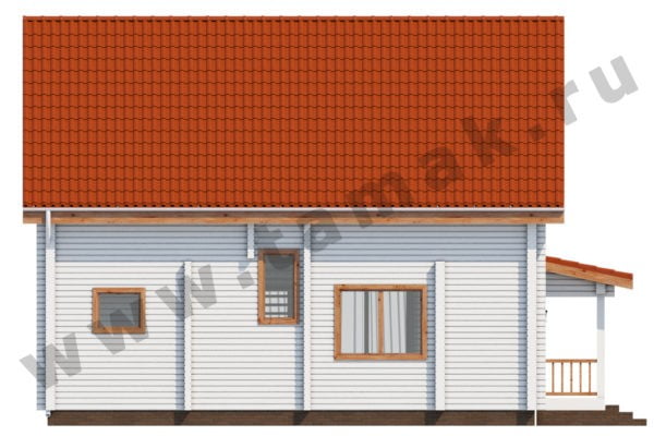 Дом из клееного бруса БД-36-1-149 Дом из клееного бруса БД-36-1-149