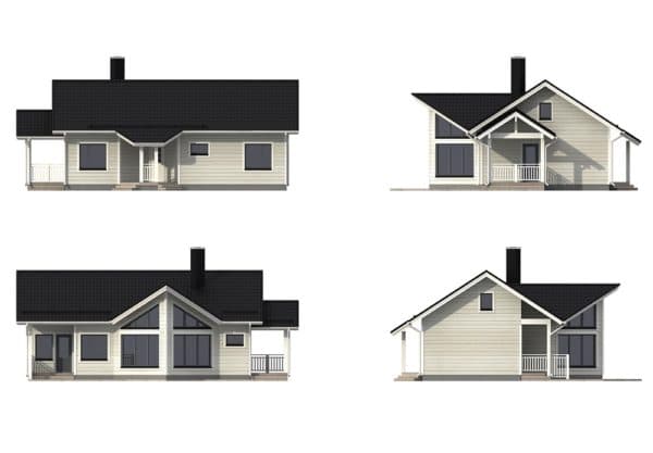 Дом из бруса Янаул 87T Дом из бруса Янаул 87T