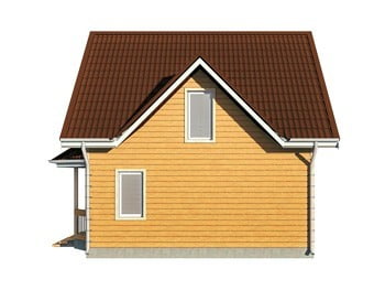 Дом из бруса №33 8x7 м Дом из бруса №33 8x7 м