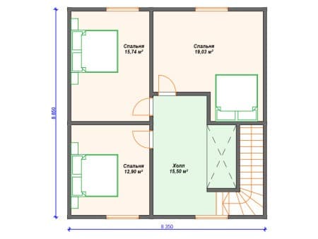Проект дома ДС-079 (136.43 кв.м) Проект дома ДС-079 (136.43 кв.м)