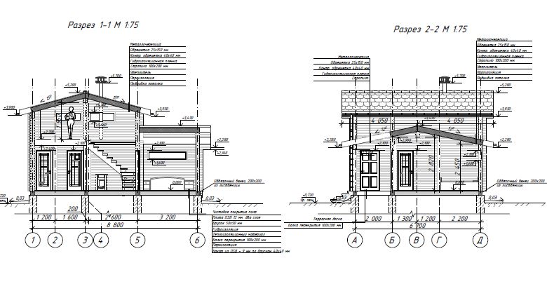 Проект дома из бруса №882 Проект дома из бруса №882