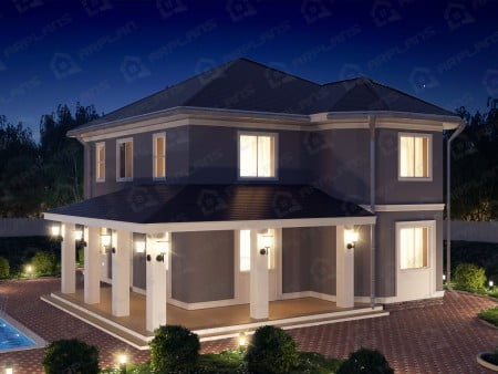 Проект дома К-094 (204.58 кв.м) Проект дома К-094 (204.58 кв.м)