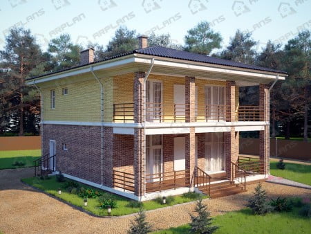 Проект дома К-131 (228.03 кв.м) Проект дома К-131 (228.03 кв.м)