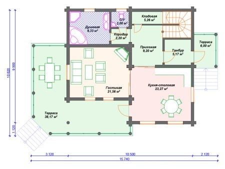 Проект дома ДО-025 (206.65 кв.м) Проект дома ДО-025 (206.65 кв.м)