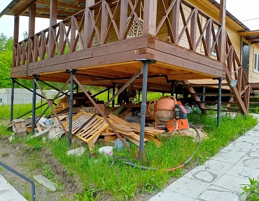 Дом  из бруса 9х10 м