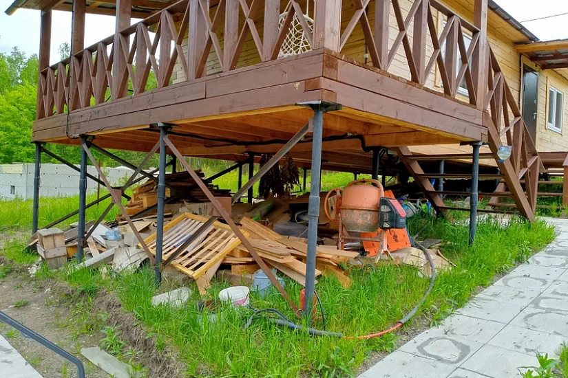 Дом  из бруса 9х10 м