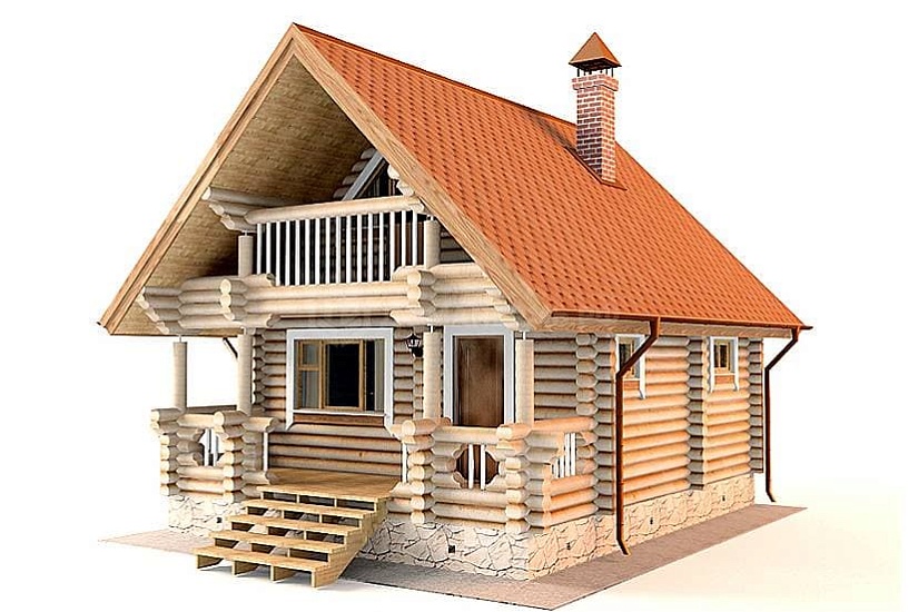 ДОМ-БАНЯ ИЗ БРЕВНА ДБ-74