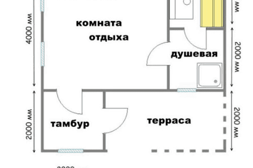 Баня 6х6 К2П5