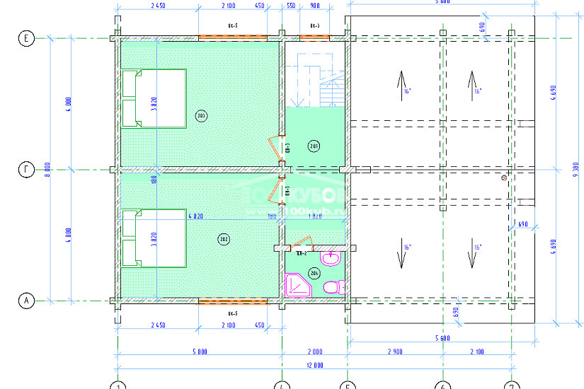 Дом -баня 2404
