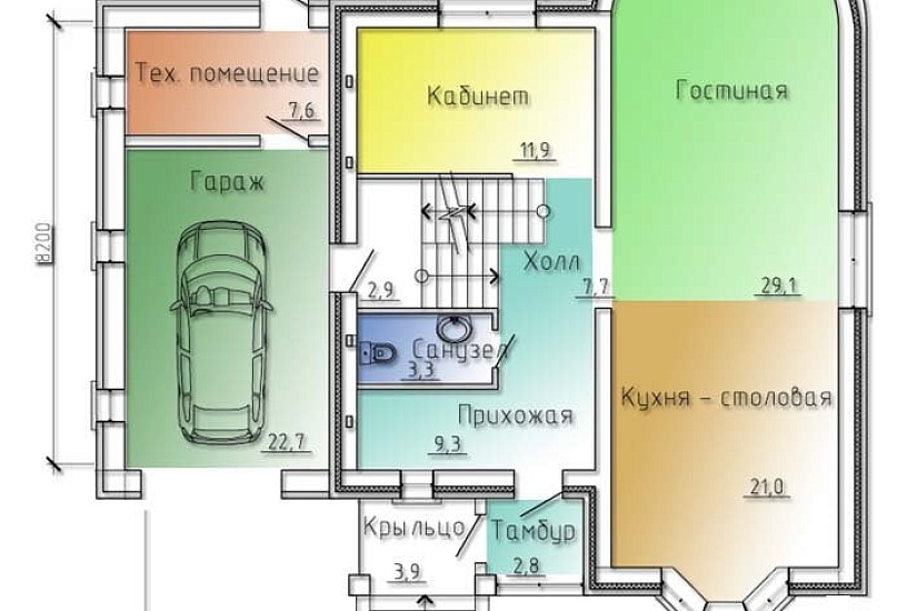 Проект дома 325 кв.м.