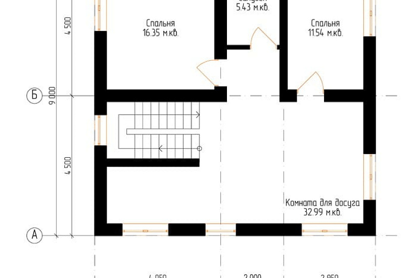 Брусовой дом №1