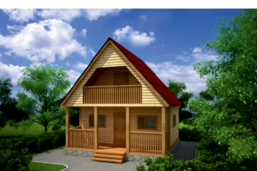 Дом из бруса 6х6 к1п7