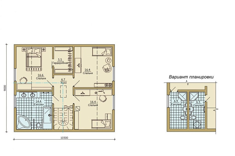 Дом ГБ 165,6 кв.м