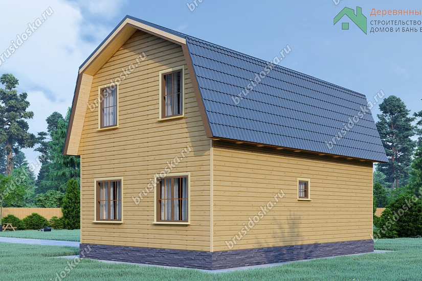 Дом из профилированного бруса 6х9
