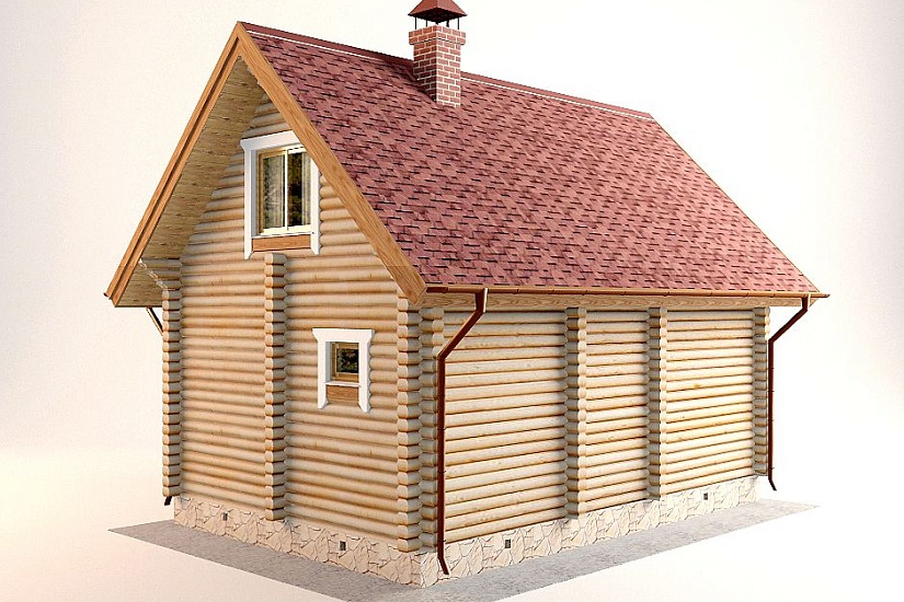 ДОМ-БАНЯ ИЗ БРЕВНА ДБ-85 ДОМ-БАНЯ ИЗ БРЕВНА ДБ-85