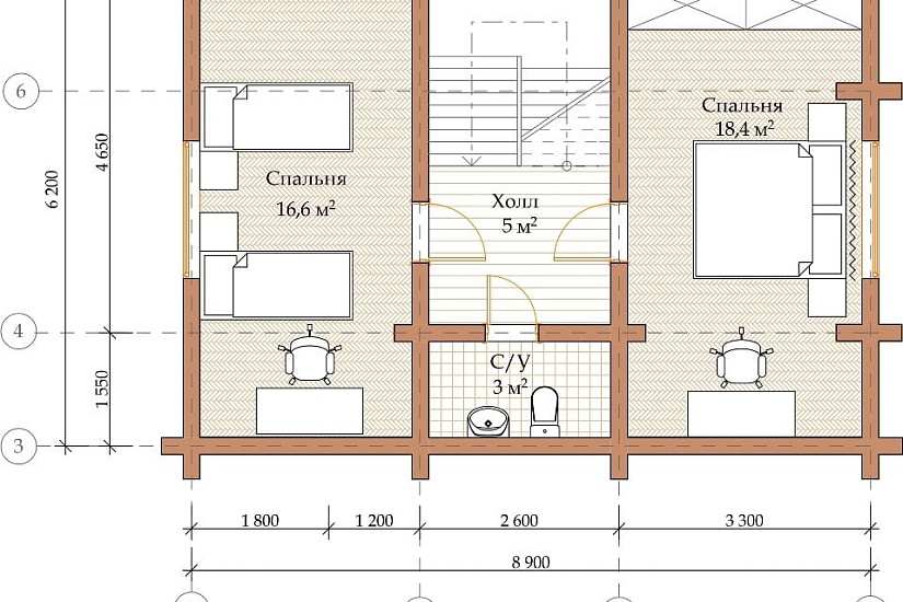 Проект дома Д-4 Проект дома Д-4