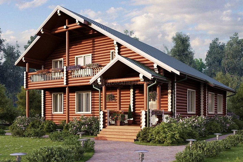  Дом из бревна ОБ-213