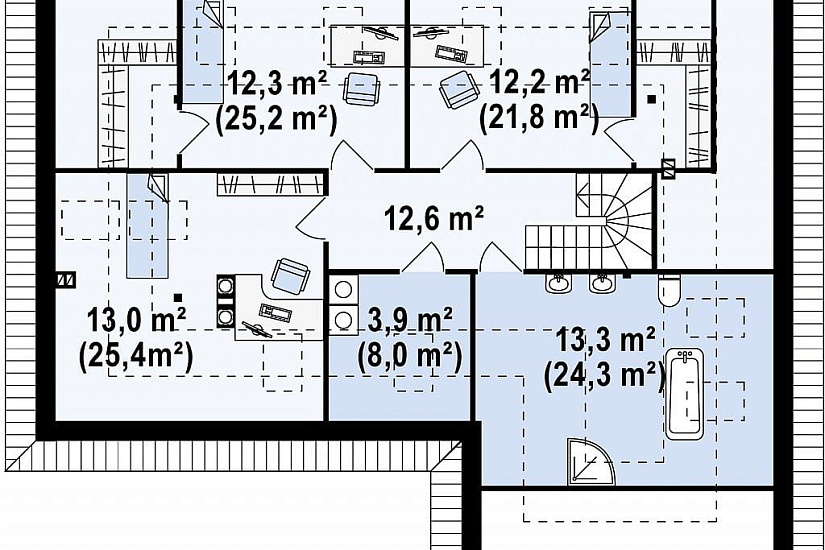 ДОМ ИЗ ГАЗОБЕТОНА ГД-193