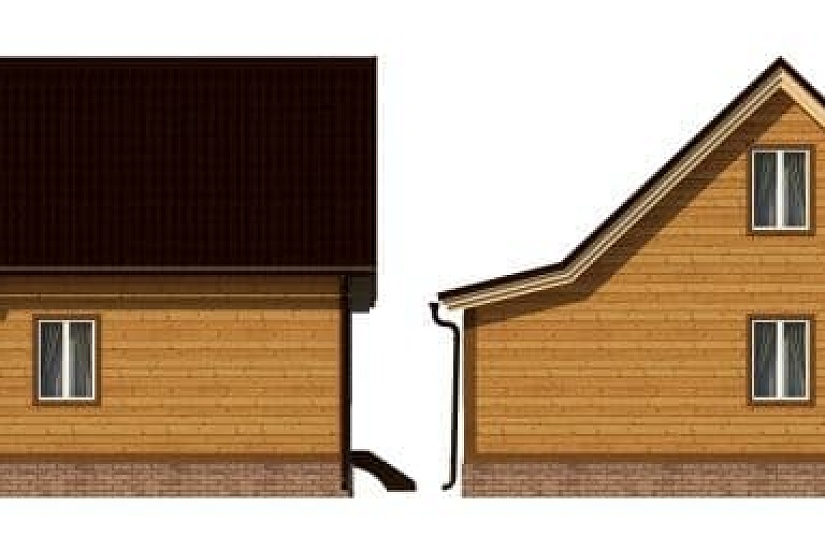 ДОМ ИЗ БРУСА ДБр-73а