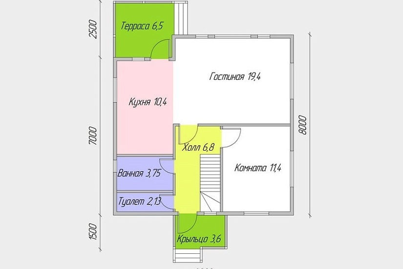 Лорд Д-1К 8.0х8.0 м Лорд Д-1К 8.0х8.0 м