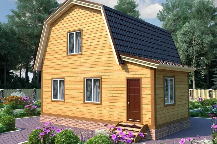 ДОМ ИЗ БРУСА ДБр-54-2