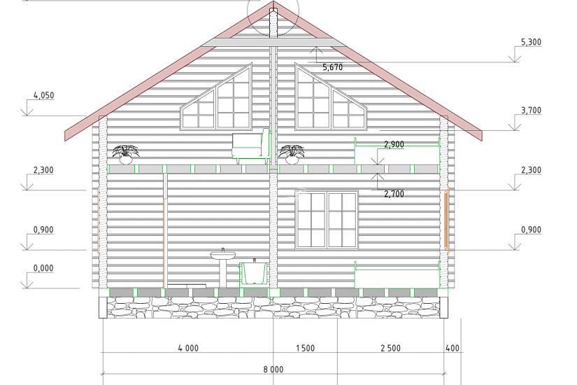 Дачный дом 2251