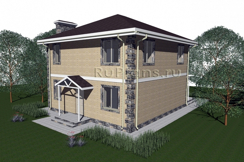 Проект дома 128м²