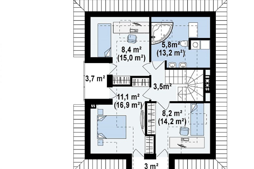 ДОМ ИЗ ГАЗОБЕТОНА ГД-112