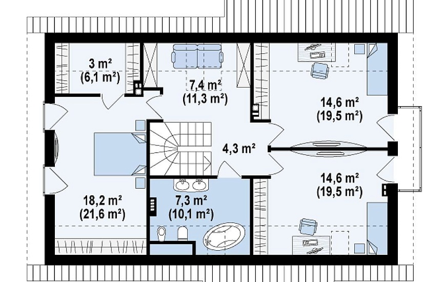 ДОМ ИЗ ГАЗОБЕТОНА ГД-191а