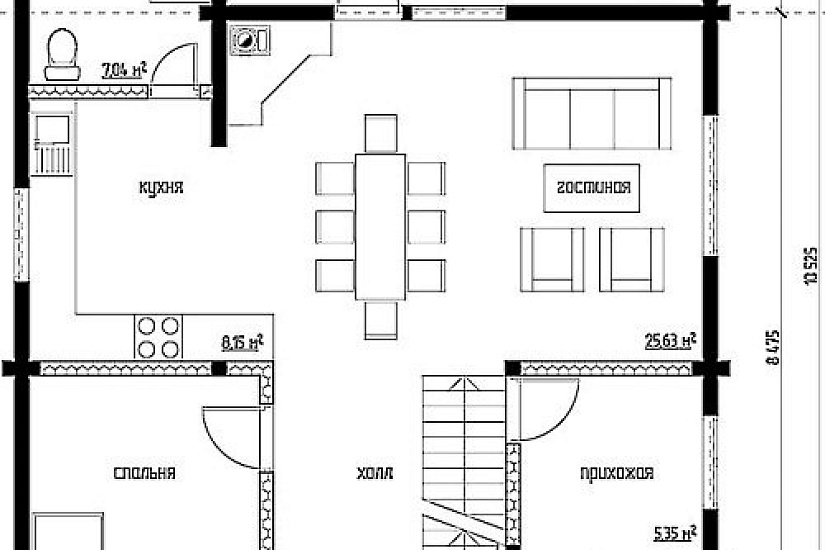 Дом ПБ 136 кв.м.